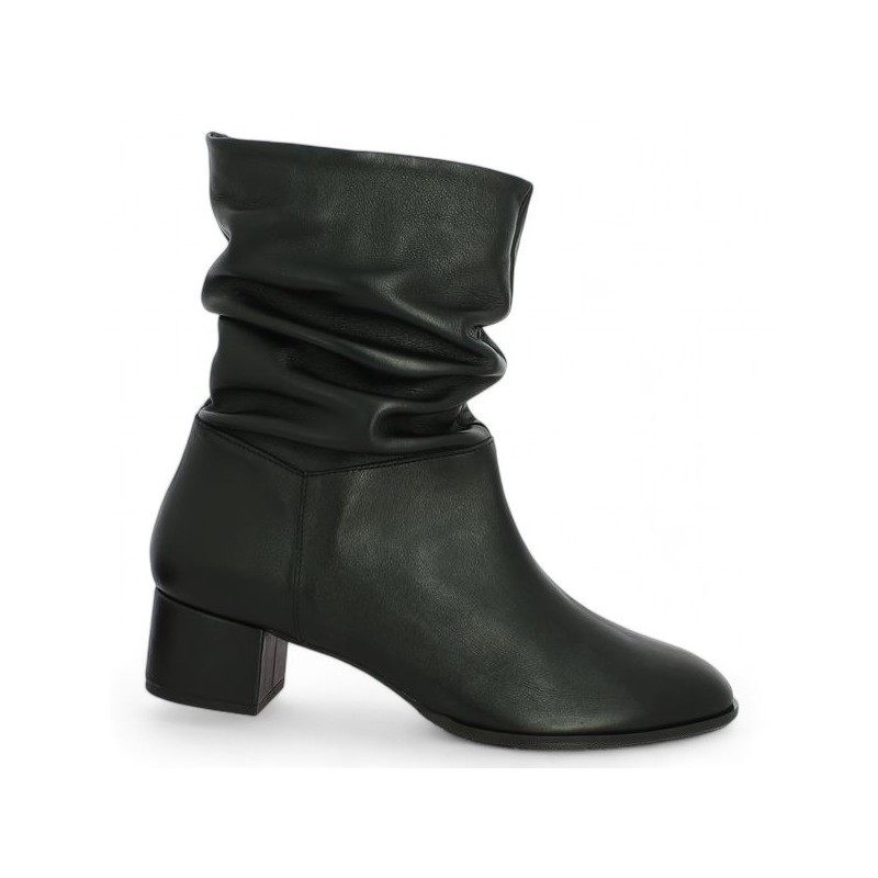 black leather boot 42, 43, 44, 45 Shoesissime, side view