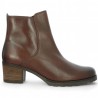 Bottines grande taille cuir marron Gabor  52.800.55, vue coté