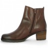 Gabor 42, 42.5, 43, 44, inside view, small brown heel comfort boots