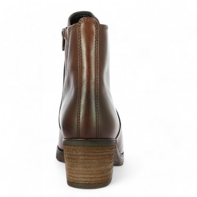 Bottines confort bout rond marron Gabor 42, 42.5, 43, 44, vue arrière