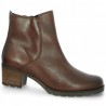 Boots cuir marron Gabor grande taille 52.800.55, vue profil