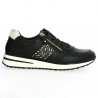 Sneakers Remonte black gold D1G00-03 large size woman, side view