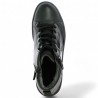 Women's sneakers 42, 43, 44, 45 black leather Tamaris Confort , top view