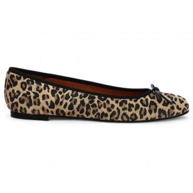 ballerina leopard large size Shoesissime, side view