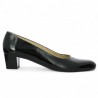 shoes small heel black patent 42, 43, 44, 45 Shoesissime, side view