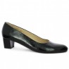 black patent pumps small heel large size Shoesissime, profile view