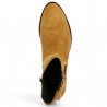 bottine talon velours ocre femme 42, 43, 44, 45 Shoesissime, vue dessus