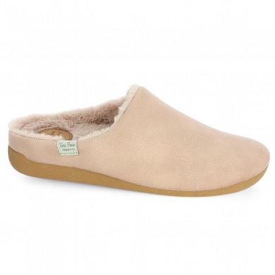 chaussons femme 42, 43, 44, 45 rose, vue profil