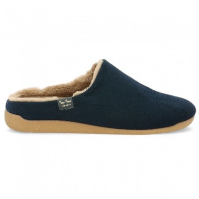 toni pons large size blue slipper, side view