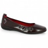 burgundy patent ballerina 42, 43, 44, 45 Josef Seibel, profile view