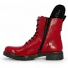 red patent lace-up boots for women 42, 43, 44, 45 Josef Seibel Shoesissime, side view