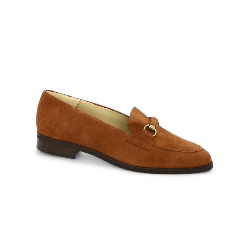 chic moccasin velvet camel woman big size Shoesissime, view profile