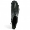 Black elastic ankle boot with thick sole large size woman Tamaris comfort Shoesissime, top view