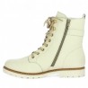 boots white warm wool large size woman Remonte Shoesissime, interior view