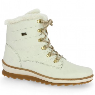 R8480-80 Boots neige blanche femme 42, 43, 44, 45 Shoesissime, vue profil