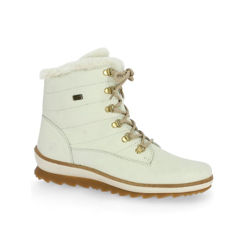 R8480-80 Boots neige blanche femme 42, 43, 44, 45 Shoesissime, vue profil