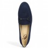 shoes blue woman velvet 42, 43 44, 45 Shoesissime, top view