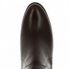 Shoesissime 42, 43, 44, 45 calf wide brown leather boots, top view