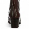 Bottes petit talon marron femme 42, 43, 44, 45 Shoesissime, vue arrière