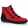 D0779-33 Red and black Remonte women's sneakers large size Shoesissime, profile view