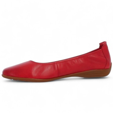 ballerine grande pointure Josef Seibel Fenja 01 rouge Shoesissime, vue intérieure