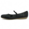 Fiona 77 Ballerine noire Josef Seibel grande pointure bout rond bride fine cuir noir Shoesissime, vue intérieure