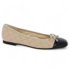 ballerine bicolore 42, 43, 44, 45 Gabor 62.612.21, vue profil