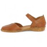 Ballerine camel cognac bride scratch Josef Seibel  Camel grande pointure Shoesissime, vue intérieure