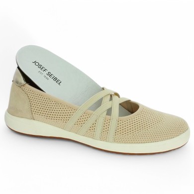 Frida - Carmen 67 ballerina beige stretch - Ballerina Josef Seibel 42, 43, 44, 45 - Shoesissime