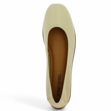 Ballerine Josef Seibel blanc cassé 42, 43, 44, 45 Shoesissime, vue dessus