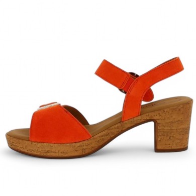 Cali - 64.764.13 Sabot Gabor orange - Sandals Gabor 8, 8.5, 9, 9.5 - Shoesissime