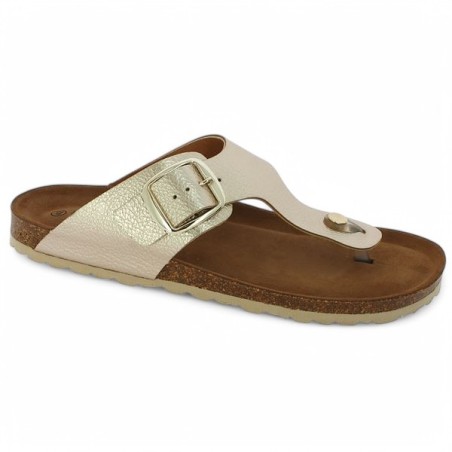 Costa - Mule dorée entredoigts - Barefoot 42, 43, 44, 45 women - Shoesissime