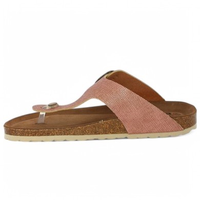 Costa - Pink Mule with cork sole - Barefoot woman 42, 43, 44, 45, 46 - Shoesissime