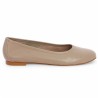 ballerine sans nœud grande pointure rose nude Shoesissime, vue coté