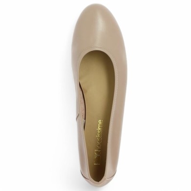 ballerines rose nude 42, 43, 44, 45 Shoesissime, vue dessus