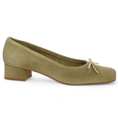 Vica - Beige Trotteur grande taille - Chaussures Femmes 42, 43, 44, 45 - Shoesissime