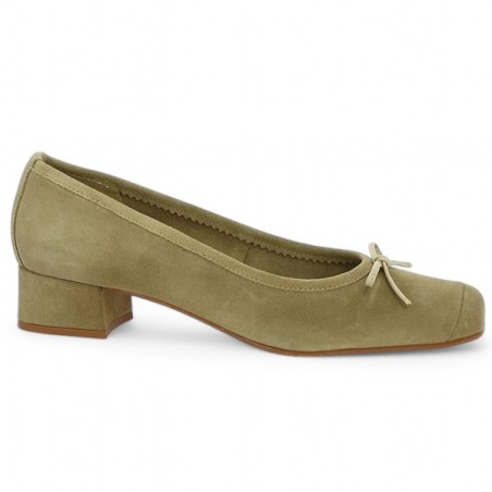 Vica - Beige Trotteur grande taille - Chaussures Femmes 42, 43, 44, 45 - Shoesissime