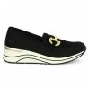 Polly - Black wedge loafer D0T12-02 - Baskets Remonte 42, 43, 44, 45 - Shoesissime