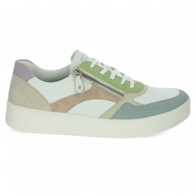 D0J01-87 baskets femme grande taille Remonte couleur pastels Shoesissime, vue coté