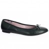 Ballerines Grandes Pointures, Ballerine Grande Taille Noemie Noir Mat du 42 au 45 - Shoesissime