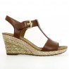 Gabor Camel Platform Sandal - Large Size 42, Size 43, Size 44 - Shoesissime Paris