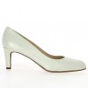 Escarpin blanc à Petit talon en grande pointure de Shoesissime - Spécialiste chaussures Femme Grande