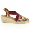 Espadrille multicolore 42, 43, 44, 45 Shoesissime, vue coté